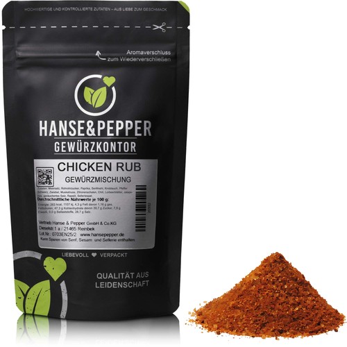 300g chicken rub bbq würzig - bbq,