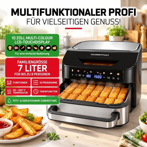 Heißluftfritteuse - , 7l