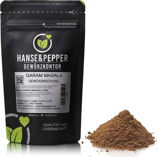 250g garam masala - garam, aromatisch