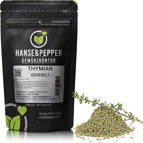 100g thymian gerebelt - thymian,