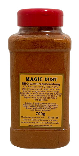 Magic dust bbq rub - magic,
